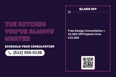 Neon night · Coupon: The Kitchen You've Always Wanted
