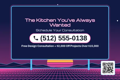 Synthwave · Phone Billboard: The Kitchen You've Always Wanted