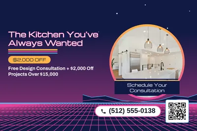 Synthwave · Photo Frame: The Kitchen You've Always Wanted