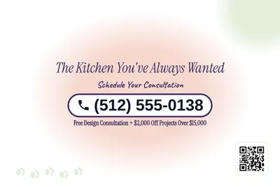 Soft watercolour · Phone Billboard: The Kitchen You've Always Wanted