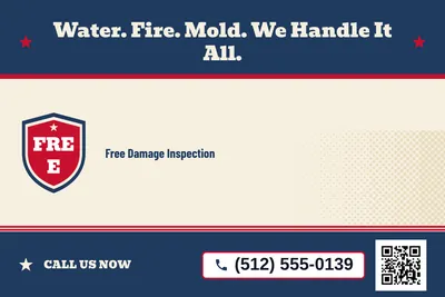 Vintage Americana · Checklist: Water. Fire. Mold. We Handle It All.