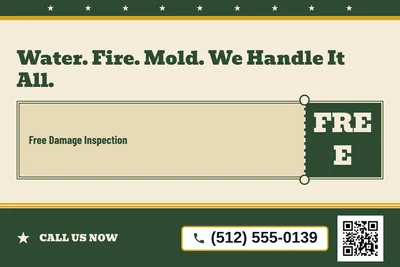 Vintage Americana · Coupon: Water. Fire. Mold. We Handle It All.