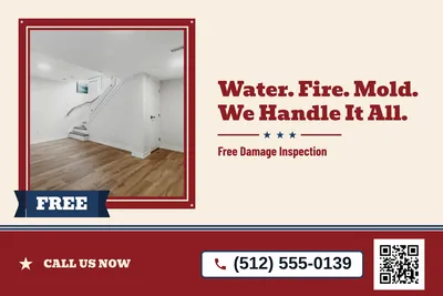 Vintage Americana · Photo Frame: Water. Fire. Mold. We Handle It All.