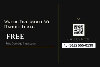 Art deco · Checklist: Water. Fire. Mold. We Handle It All.