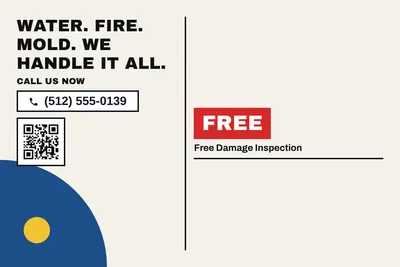 Bauhaus · Checklist: Water. Fire. Mold. We Handle It All.