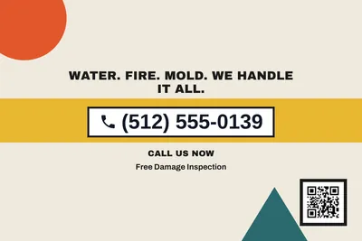Bauhaus · Phone Billboard: Water. Fire. Mold. We Handle It All.