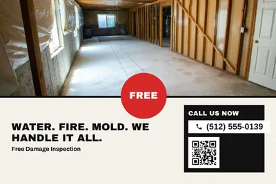 Bauhaus · Photo Hero: Water. Fire. Mold. We Handle It All.