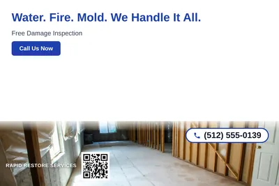 Clean Photo · Photo Bottom Strip: Water. Fire. Mold. We Handle It All.
