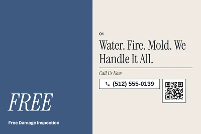 Contemporary · Big Offer: Water. Fire. Mold. We Handle It All.