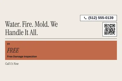 Contemporary · Offer Menu: Water. Fire. Mold. We Handle It All.