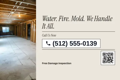 Contemporary · Phone Billboard: Water. Fire. Mold. We Handle It All.