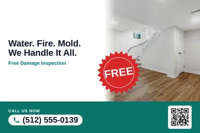 Local Offer · Seal and Photo: Water. Fire. Mold. We Handle It All.
