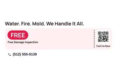 Modern · Coupon: Water. Fire. Mold. We Handle It All.