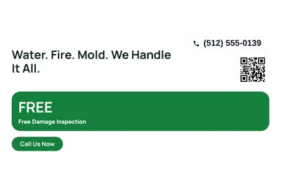 Modern · Offer Menu: Water. Fire. Mold. We Handle It All.