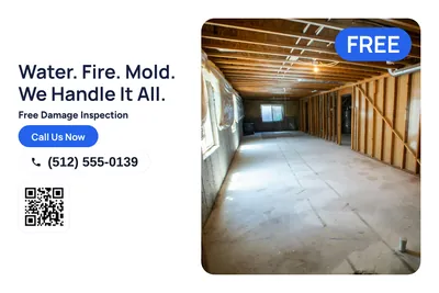 Modern · Photo Hero: Water. Fire. Mold. We Handle It All.