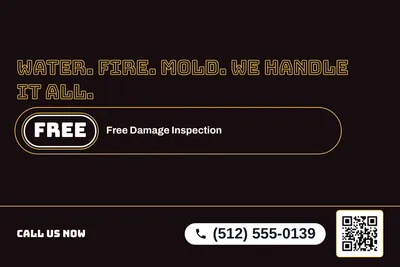 Neon night · Offer Menu: Water. Fire. Mold. We Handle It All.