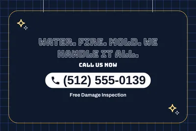 Neon night · Phone Billboard: Water. Fire. Mold. We Handle It All.