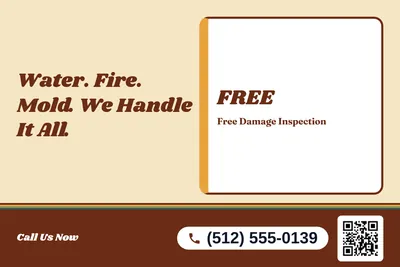 Retro 70s · Checklist: Water. Fire. Mold. We Handle It All.