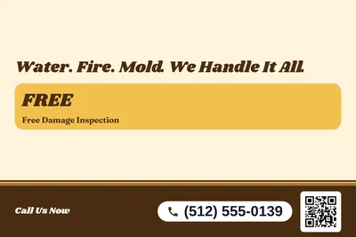 Retro 70s · Offer Menu: Water. Fire. Mold. We Handle It All.