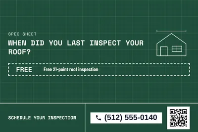 Blueprint · Coupon: When Did You Last Inspect Your Roof?