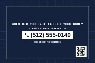 Blueprint · Phone Billboard: When Did You Last Inspect Your Roof?
