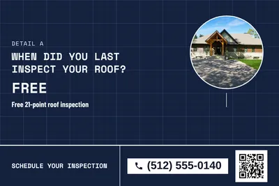 Blueprint · Photo Frame: When Did You Last Inspect Your Roof?