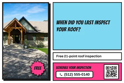 Comic pop · Photo Frame: When Did You Last Inspect Your Roof?