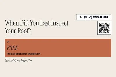 Contemporary · Offer Menu: When Did You Last Inspect Your Roof?