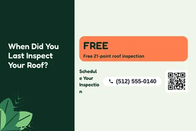 Jungle · Offer Menu: When Did You Last Inspect Your Roof?