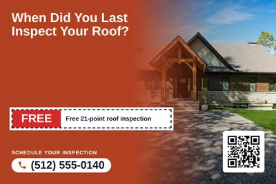 Local Offer · Coupon: When Did You Last Inspect Your Roof?