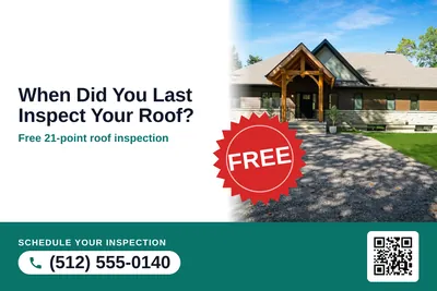 Local Offer · Seal and Photo: When Did You Last Inspect Your Roof?