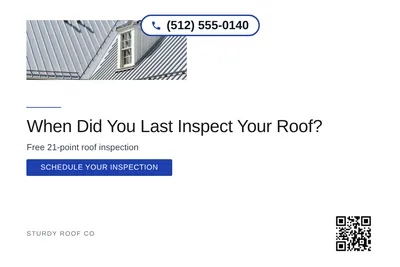 Minimal White · Bottom Heavy: When Did You Last Inspect Your Roof?