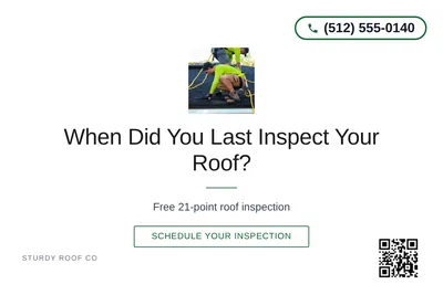 Minimal White · Centered Elegant: When Did You Last Inspect Your Roof?