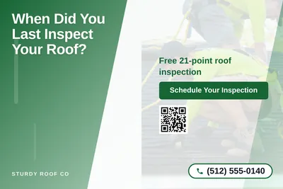 Modern Gradient · Diagonal Split: When Did You Last Inspect Your Roof?