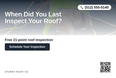 Modern Gradient · Top-Down Fade: When Did You Last Inspect Your Roof?