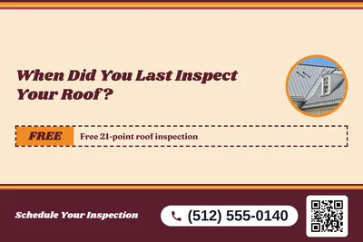 Retro 70s · Coupon: When Did You Last Inspect Your Roof?