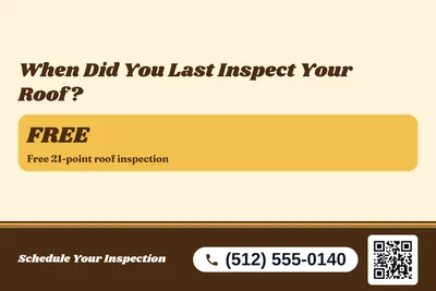 Retro 70s · Offer Menu: When Did You Last Inspect Your Roof?
