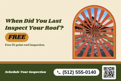 Retro 70s · Photo Frame: When Did You Last Inspect Your Roof?