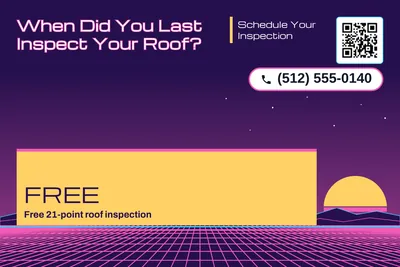 Synthwave · Offer Menu: When Did You Last Inspect Your Roof?