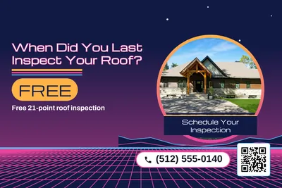 Synthwave · Photo Frame: When Did You Last Inspect Your Roof?