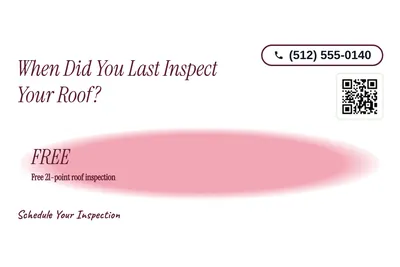 Soft watercolour · Offer Menu: When Did You Last Inspect Your Roof?