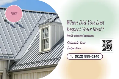 Soft watercolour · Photo Hero: When Did You Last Inspect Your Roof?