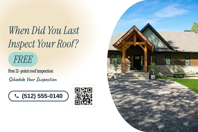 Soft watercolour · Split: When Did You Last Inspect Your Roof?
