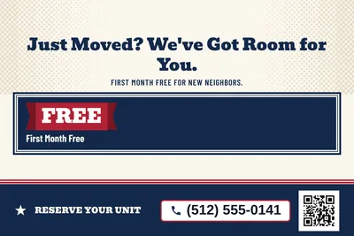 Vintage Americana · Offer Menu: Just Moved? We've Got Room for You.