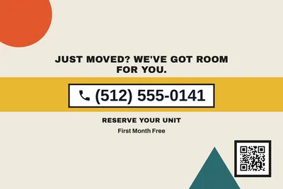 Bauhaus · Phone Billboard: Just Moved? We've Got Room for You.