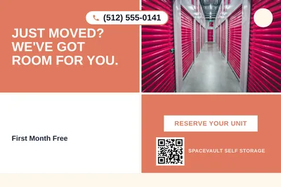 Bold Color Block · Checkerboard: Just Moved? We've Got Room for You.