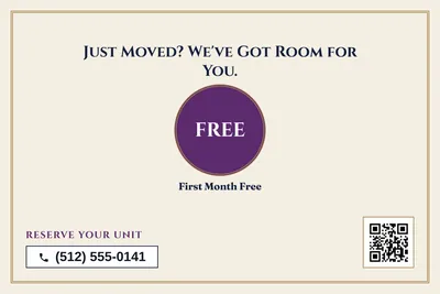 Classic · Big Offer: Just Moved? We've Got Room for You.