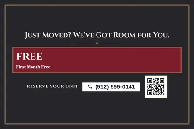 Classic · Offer Menu: Just Moved? We've Got Room for You.