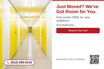 Clean Photo · Photo Left, Text Right: Just Moved? We've Got Room for You.