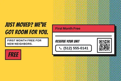 Comic pop · Checklist: Just Moved? We've Got Room for You.